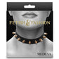 Fetish and Fashion Medusa Collar - Black/Gold