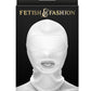 Fetish and Fashion Mouth Hood - White - One Size