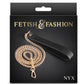 Fetish and Fashion Nyx Leash - Black/Gold