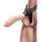 Fetish Fantasy Extreme Hollow Strap-On Dildo and Harness - Vanilla - 10in