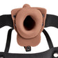 Fetish Fantasy Hollow Rechargeable Strap-On with Balls