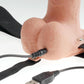 Fetish Fantasy Series Hollow Rechargeable Strap-On Dildo with Balls and Harness