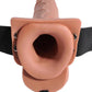 Fetish Fantasy Series Hollow Squirting Strap-On Dildo with Balls and Harness