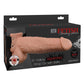 Fetish Fantasy Series Hollow Squirting Strap-On Dildo with Balls and Harness - Vanilla - 9in