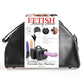 Fetish Fantasy Series International Portable Vibrating USB Powered Plug-In Sex Machine Kit with 2 Dildos - Black