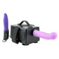 Fetish Fantasy Series International Portable Vibrating USB Powered Plug-In Sex Machine Kit with 2 Dildos