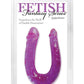 Fetish Fantasy Series Lucky Lady Dual Stimulator Dildo - Purple - 12in
