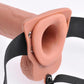 Fetish Fantasy Series Rechargeable Hollow Strap-On Dildo with Balls and Harness with Wireless Remote Control