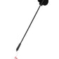 Fetish Fantasy Series Silicone Spade Crop - Black - 28in