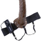 Fetish Fantasy Series Vibrating Hollow Strap-On Dildo and Adjustable Harness with Remote Control