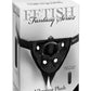 Fetish Fantasy Series Vibrating Plush Adjustable Harness - Black