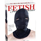 Fetish Fantasy Series Zipper Face Spandex Hood - Black