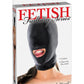Fetish Fantasy Spandex Open Mouth Hood - Black