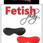 Fetish Play Blindfold Vegan Leather - Black