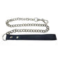 Fetish Play Lead Collar Vegan Leather - Black
