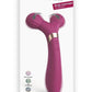 Fireball Rechargeable Silicone Body Massager and Vibrator - Plum Star/Purple