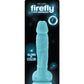 Firefly 5 Inch Pleasures Silicone Glow In The Dark Dildo - Blue/Glow In The Dark - 5in