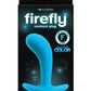 Firefly Contour Plug Silicone Butt Plug - Blue/Glow In The Dark - Medium