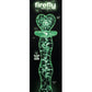 Firefly Glass Heart A Glow Probe - Clear/Glow In The Dark