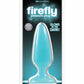 Firefly Pleasure Plug Butt Plug - Blue/Glow In The Dark - Medium