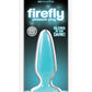 Firefly Pleasure Plug Butt Plug - Blue/Glow In The Dark
