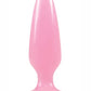 Firefly Pleasure Plug Butt Plug - Glow In The Dark/Pink - Small