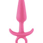 Firefly Prince Silicone Butt Plug - Glow In The Dark/Pink - Small