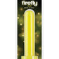 Firefly Thrill Glow In The Dark Dildo - Glow In The Dark/Yellow - Large