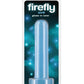 Firefly Thrill Glow In The Dark Dildo - Blue/Glow In The Dark - Small
