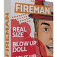 Fireman Blow-Up Doll - Vanilla - 5.5ft