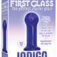 First Glass Anal Plug - Blue/Indigo