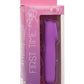 First Time Rechargeable Silicone Hummer Stimulator - Purple