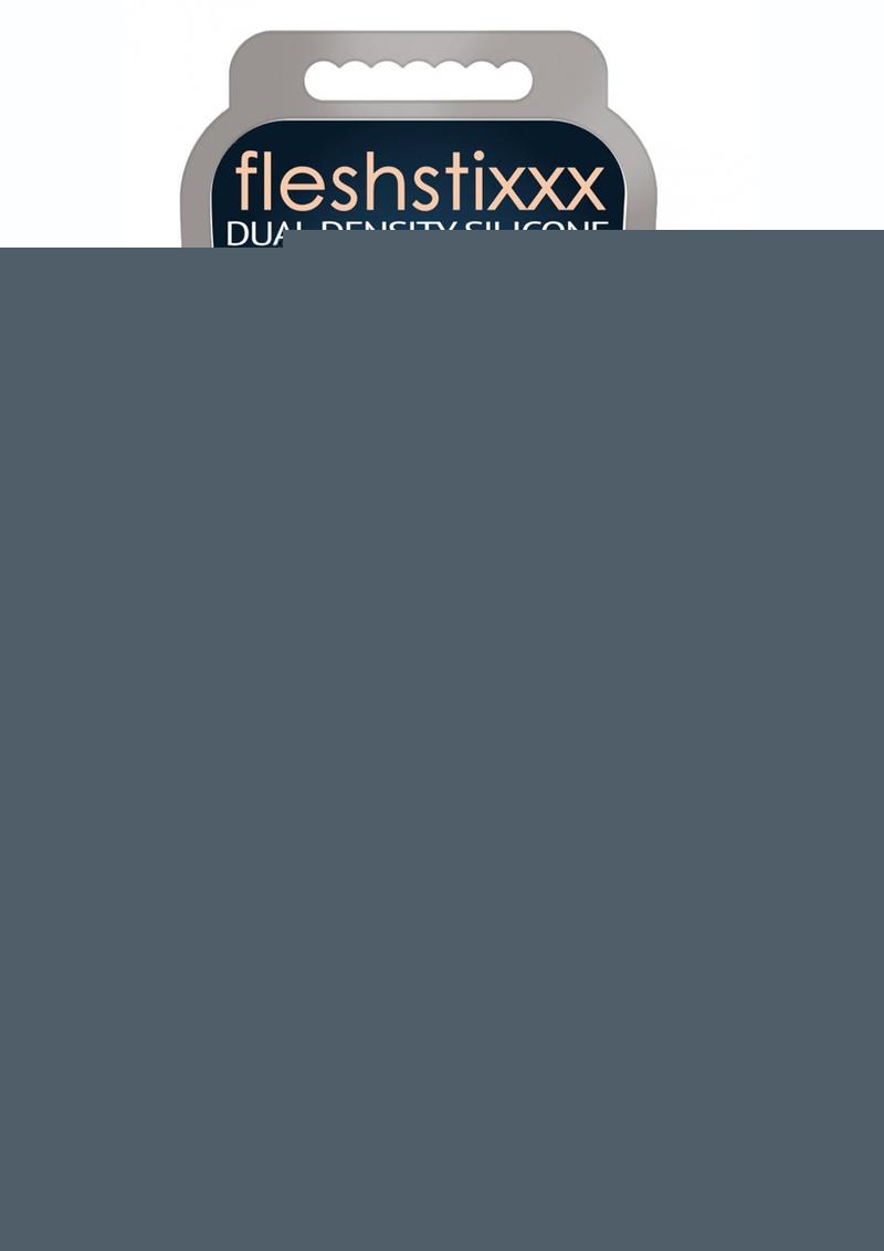 Fleshstixxx Dual Density Silicone Bendable Dong - Chocolate - 6in