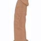Fleshstixxx Dual Density Silicone Bendable Dong - Caramel - 9in