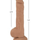 Fleshstixxx Dual Density Silicone Bendable Dong