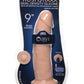 Fleshstixxx Dual Density Silicone Bendable Dong - Vanilla - 9in