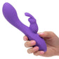 Flex Bend and Hold Double Rumbler Rechargeable Silicone Vibrator