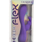 Flex Bend and Hold Double Rumbler Rechargeable Silicone Vibrator - Purple