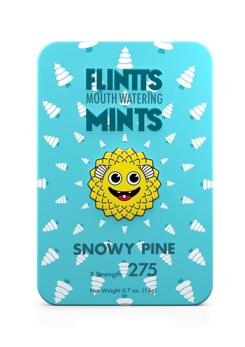 Flintts Mints Mouth Watering Oral Delights - Snowy Pine (F Strength 225) - 28-30 Per Tin