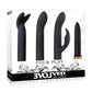 Four Play Rechargeable Bullet with 3 Silicone Sleeves Kit - Black