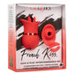 French Kiss Suck and Play Rechargeable Silicone Interchangeable - Red - Set