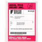 Frisky Anal Itch Relief Inc Prank Gift - Red