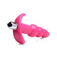 Frisky Bubbling Pink Ribbed Anal Plug