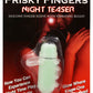 Frisky Fingers Night Teaser Silicone Finger Sleeve with Vibrating Bullet - Glow In The Dark