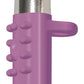 Frisky Fingers Silicone Finger Sleeve with Vibrating Bullet - Purple