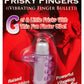 Frisky Fingers Silicone Finger Sleeve with Vibrating Bullet - Purple