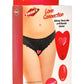 Frisky Love Connection Silicone Panty Vibe with Remote Control - Red