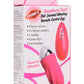 Frisky Raspberry Twirl 36x Swirled Silicone Rechargeable Vibrating Remote Control Egg - Magenta