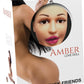 Fuck Friends Amber Inflatable Love Doll with Vibrating Vagina Waterproof - Vanilla
