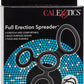 Full Erection Spreader Silicone Cock Ring - Black